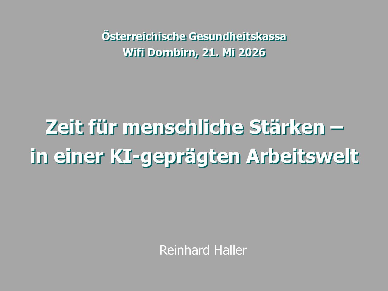 Zeit für menschliche Stärken in einer KI-geprägten Welt